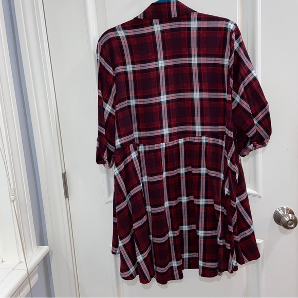 NWOT Challis Plaid Kimono from Torrid, size 1 (14/16) - Picture 8 of 9